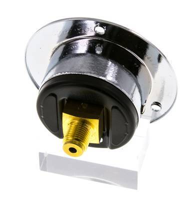 0..1.6 Bar (0..23 psi) Panel Mount Pressure Gauge Steel/Brass 40 mm Class 2.5 (Front Panel)