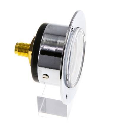 0..1.6 Bar (0..23 psi) Panel Mount Pressure Gauge Steel/Brass 40 mm Class 2.5 (Front Panel)