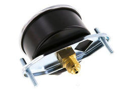 0..1.6 Bar (0..23 psi) Panel Mount Pressure Gauge Steel/Brass 63 mm Class 2.5 (Bracket)
