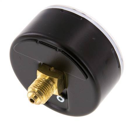 0..1.6 Bar (0..23 psi) Pressure Gauge Rear Steel/Brass 63 mm Class 1.6