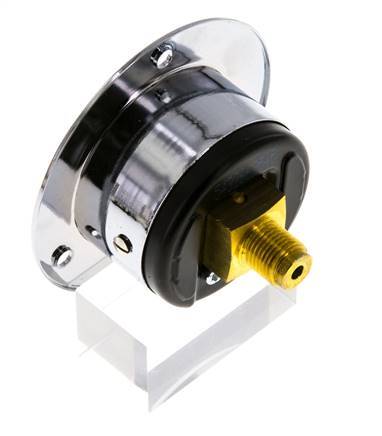 0..2.5 Bar (0..36 psi) Panel Mount Pressure Gauge Steel/Brass 40 mm Class 2.5 (Front Panel)