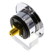 0..2.5 Bar (0..36 psi) Panel Mount Pressure Gauge Steel/Brass 40 mm Class 2.5 (Front Panel)