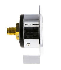 0..2.5 Bar (0..36 psi) Panel Mount Pressure Gauge Steel/Brass 40 mm Class 2.5 (Front Panel)