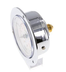 0..2.5 Bar (0..36 psi) Panel Mount Pressure Gauge Steel/Brass 63 mm Class 2.5 (Front Panel)