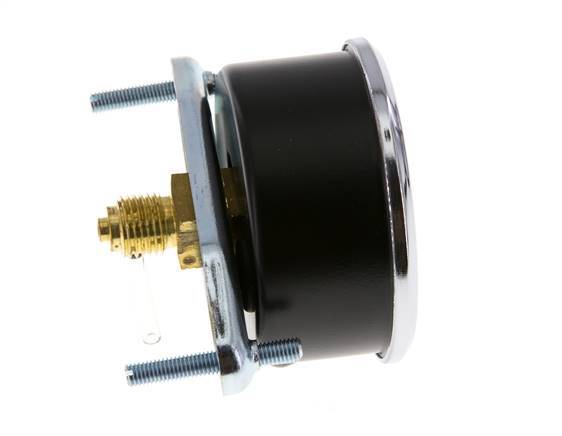 0..315 Bar (0..4569 psi) Panel Mount Pressure Gauge Steel/Brass 63 mm Class 2.5 (Bracket)
