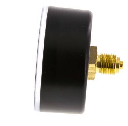 0..400 Bar (0..5802 psi) Pressure Gauge Rear Plastic/Brass 63 mm Class 2.5