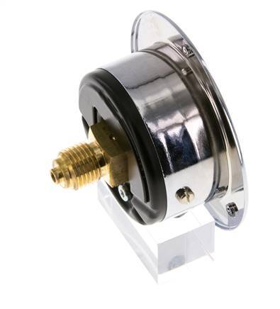0..4 Bar (0..58 psi) Panel Mount Pressure Gauge Steel/Brass 50 mm Class 2.5 (Front Panel)
