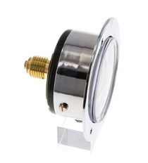 0..4 Bar (0..58 psi) Panel Mount Pressure Gauge Steel/Brass 50 mm Class 2.5 (Front Panel)