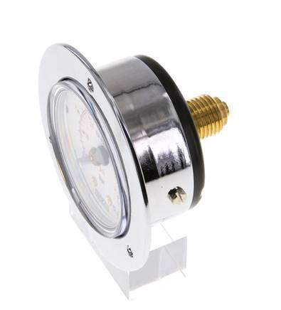 0..4 Bar (0..58 psi) Panel Mount Pressure Gauge Steel/Brass 50 mm Class 2.5 (Front Panel)