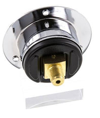 0..6 Bar (0..87 psi) Panel Mount Pressure Gauge Steel/Brass 40 mm Class 2.5 (Front Panel)