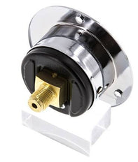 0..6 Bar (0..87 psi) Panel Mount Pressure Gauge Steel/Brass 40 mm Class 2.5 (Front Panel)