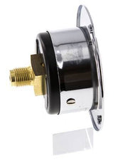 0..6 Bar (0..87 psi) Panel Mount Pressure Gauge Steel/Brass 40 mm Class 2.5 (Front Panel)