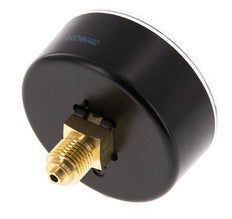 0..6 Bar (0..87 psi) Pressure Gauge Rear Plastic/Brass 63 mm Class 2.5