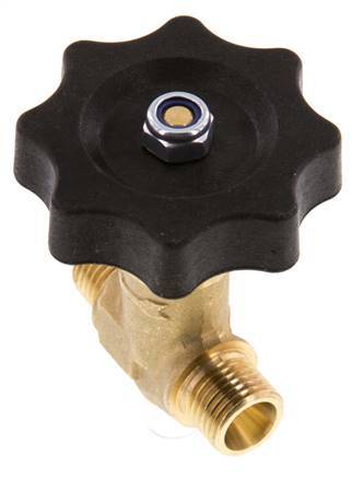 G1/4'' Válvula de aguja de latón macho NBR 40 bar - NLB