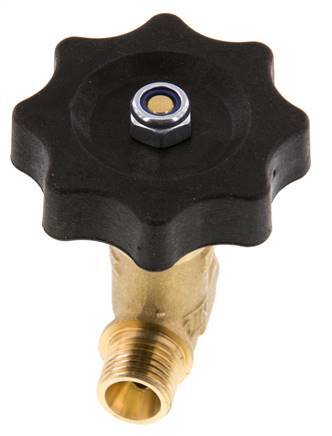 G1/4'' Válvula de aguja de latón macho NBR 40 bar - NLB