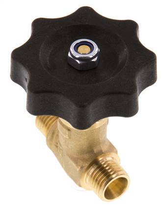 G1/4'' Válvula de aguja de latón macho NBR 40 bar - NLB