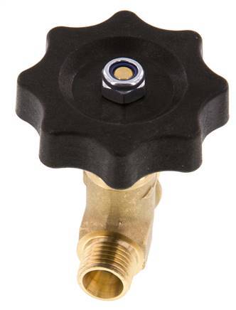 G1/4'' Válvula de aguja de latón macho NBR 40 bar - NLB