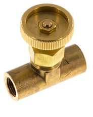 Válvula de aguja de latón G1/8'' NBR 15 bar - NLB