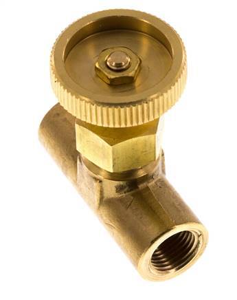 Válvula de aguja de latón G1/8'' NBR 15 bar - NLB