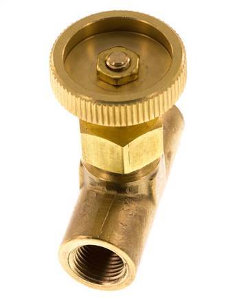 Válvula de aguja de latón G1/8'' NBR 15 bar - NLB