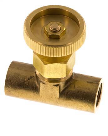 Válvula de aguja de latón G1/8'' NBR 15 bar - NLB
