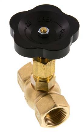 Válvula de aguja de latón G3/4'' PTFE 100 bar - NLB