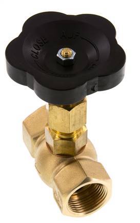 Válvula de aguja de latón G3/4'' PTFE 100 bar - NLB