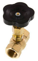Válvula de aguja de latón G3/4'' PTFE 100 bar - NLB