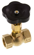Válvula de aguja de latón G3/4'' PTFE 100 bar - NLB