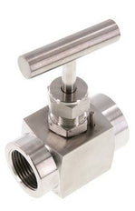G1'' Válvula de aguja de acero inoxidable PTFE 300 bar - NLS