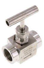G1'' Válvula de aguja de acero inoxidable PTFE 300 bar - NLS