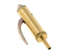 Grifo de soplado de latón con conexión de manguera de 6 mm