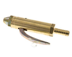Grifo de soplado de latón con conexión para manguera de 9 mm
