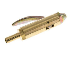 Grifo de soplado de latón con conexión para manguera de 9 mm