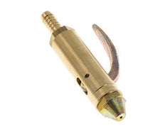 Grifo de soplado de latón con conexión para manguera de 9 mm
