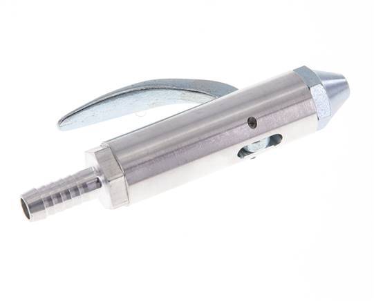 Grifo de aluminio con conexión para manguera de 9 mm