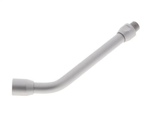 Tubo de extensión doblado 150 mm sin boquilla