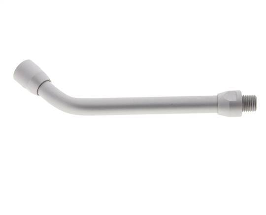 Tubo de extensión doblado 150 mm sin boquilla