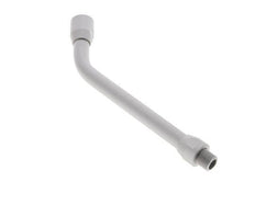 Tubo de extensión doblado 150 mm sin boquilla