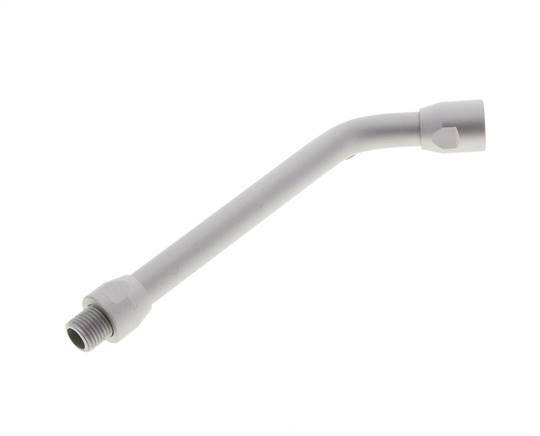 Tubo de extensión doblado 150 mm sin boquilla