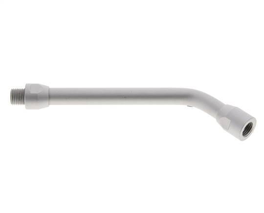 Tubo de extensión doblado 150 mm sin boquilla