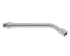 Tubo de extensión doblado 150 mm sin boquilla