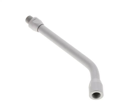 Tubo de extensión doblado 150 mm sin boquilla