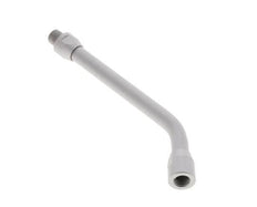 Tubo de extensión doblado 150 mm sin boquilla