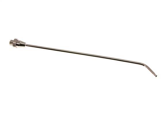 Tubo de extensión doblado 260 mm para pistola de soplado