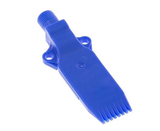 Boquilla de abanico multicanal 25mm M 12x1.25 POM