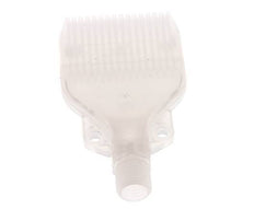 Boquilla de abanico multicanal 47mm G 1/4" PP Conforme a la FDA