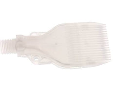 Boquilla de abanico multicanal 47mm G 1/4" PP Conforme a la FDA