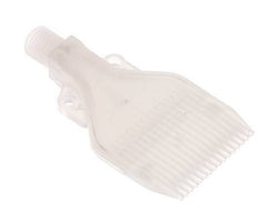 Boquilla de abanico multicanal 47mm G 1/4" PP Conforme a la FDA