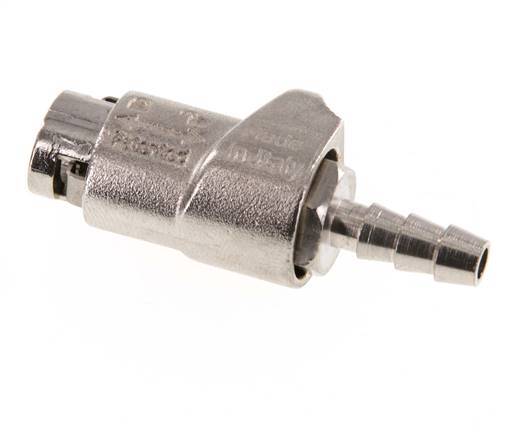 Tapón Profi de doble garra con conexión de lengüeta de manguera de 6 mm